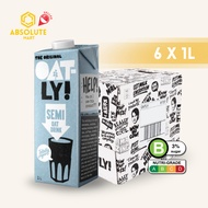 OATLY Enriched Semi Oat Milk 1L X 6 (TETRA)
