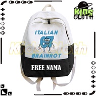 ANOMALI ITALIAN 67 BRAINROT CHILDREN'S BAG - ANOMALI ITALIAN BRAINROT CHILDREN'S BACKPACK FREE NAME