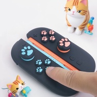 Cat Paw Silicone Button Covers compatible with Switch 2 Joy-Con - Non-Slip NS2 Thumb Grip Caps & D-P