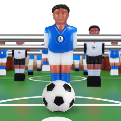 4Pcs Foosball Replacement Players Resin Mini Football Players Easy Installation Tabletop Soccer Game