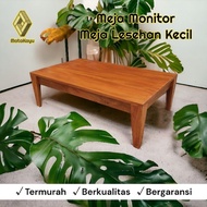 KAYU Small lesehan table 80 - 85 x 20 cm wooden monitor table coffee table