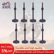 ASDL Motorcycle Engine Parts KW3 Intake and Exhaust Valve Set For Honda AX-1 88-90 NX250 Dominator 8