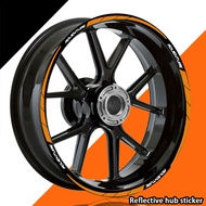Y Reflective Motorcycle Accessories Wheel Sticker Decals Strip For KTM R2R SUPER 1290 Adventure Adv 