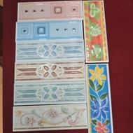 Ceramic Frame Size 6cm*20cm.and 6.5 Cm.20cm. Can Be Used To Decorate Walls In Both Living Rooms Wate