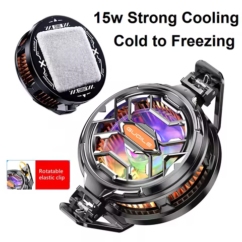 15W Strong Cooling FS03 FS02 Semiconductor Mobile Phone Cooler Radiator Magnetic and Rotatable Clip 