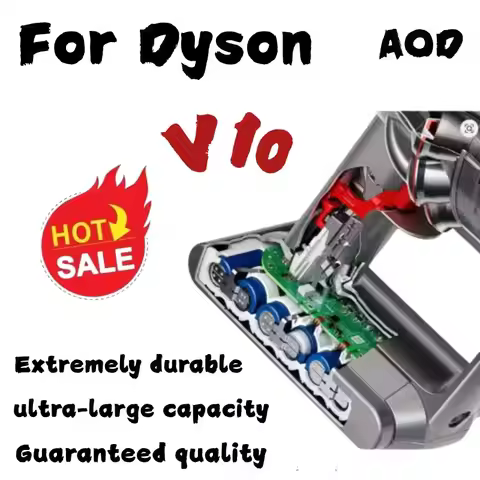 For Dyson V10 replacement battery, Compatible Models V10 Motorhead Absolute Fluffy Cyclone SV12 batt
