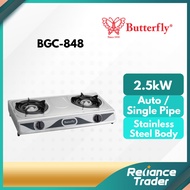 Butterfly Stainless Steel Double Gas Cooker (2500W) BGC-848 / Morgan (3600W) MGS-7313S / Morgan (310