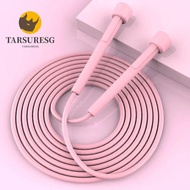 TARSURESG Skipping Rope, Antiskid Wear Resistant Jump Rope, Speed Fitness Equipment PVC Anti Shaking Soft Bead Bamboo Jump Rope