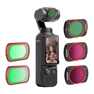 BLAUOCHI Magnetic Variable ND Filter Set Compatible with DJI OSMO Pocket 3, 5 Pack UV/BLACK MIST/CPL