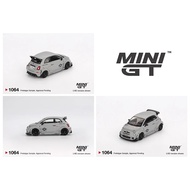 MINI GT ABARTH 595 LB-WORKS x ABAS WORKS FIGHTERS LBWK LHD MGT01064 GREY DIECAST MiniGT