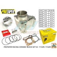 Y16ZR / Y15ZR / LC135 /RS150 62 / 63 / 65 / 68/ 70/ 72MM PROTAPER CERAMIC BLOCK WITH FORGED PISTON-T