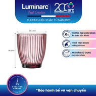 Bộ 6 Ly Thấp Thuỷ tinh Luminarc cường lực Ricky Line Pink 340ml- LURCV8688