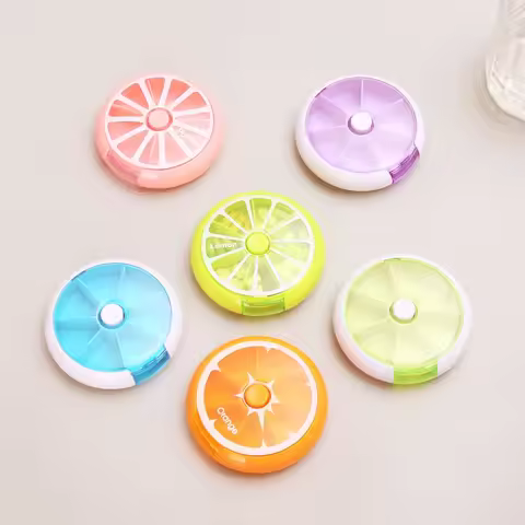 New Mini Small Portable Travel Vitamin Pill Box Cases Container Organizer Storage Tablet 7 Days 7 Gr