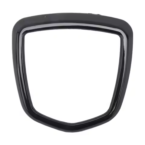 A75F-Car Rear Logo Cover Decorative Frame Sticker For Fiat Abarth 500 595 695 Badging Cover Frame