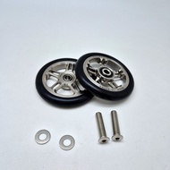 nov Wheel P / Titanium 65mm diameter easy wheel for Brompton [novdesign]
