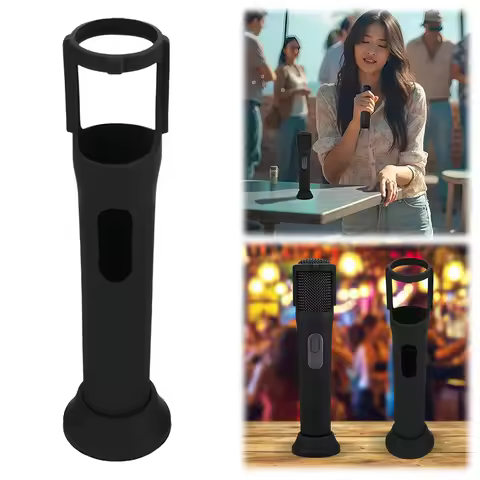 Silicone Case Anti-Rolling Mic Sleeves Microphone Stand Microphone Case for JBL PartyBox Wireless Mi