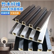 Panel Dinding Kekisi Plastik Kayu Perdagangan Asing WPC Papan Kekisi Snap Kayu Ekologi Kekisi Kayu K