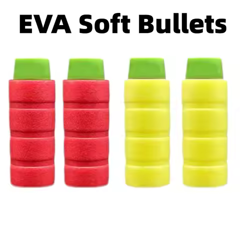 Short Bullet Strong Adhesive Bamboo Joint Soft Bullet Safety Foam Four Section Bullet Night Light Re