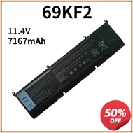 11.4V 7167mAh 69KF2 Laptop Battery for DELL XPS 15 9500 9510 9520 9530 Precision 5550 5560 G15 5510 