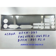 FE block main ASROCK H61M-DGS R1.0 (R1 has 6 audio holes, R2.0 is only 4 USB holes) (Mainboard IO Sh
