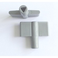 Sliding Autogate Key Triangle Nut Release Gear Wheel Free to Push (2 )