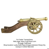 19th Century English vintage Miniature Cannon Brass