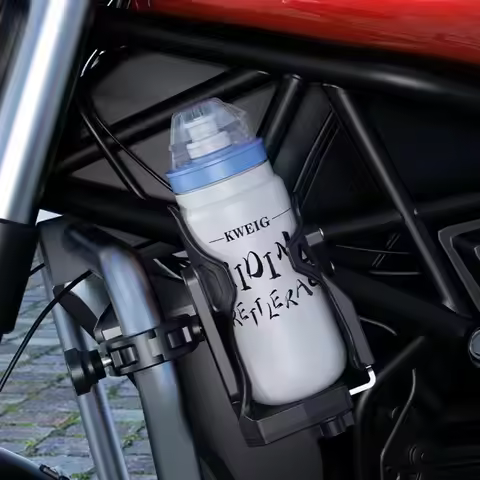 Motorcycle Adjustable Theft Cup Holder TheftProof Water Goblet Cycling Cup Mount Mobile Holder Mount