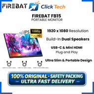 FIREBAT FB15 15.6 Inch Portable Monitor IPS 1920*1080 FHD Display Laptop Computer Phone Screen Type-