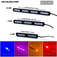 MATA LED Under Strip Module Lights 6 Eyes 9 Eyes 12 Eyes 12V Flashing Body Black
