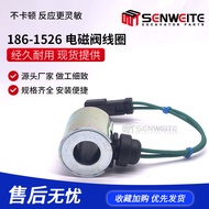 Engineering Machinery E 120/140H D6R D8R Loader Solenoid Valve Coil 186-1526Square Plug