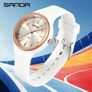 SANDA 6295 Quartz Watch Women's Simple 3ATM Waterproof Lightweight Luminous Student Watch -30