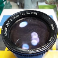 中古日本Canon  X  鏡頭120mm 1.4