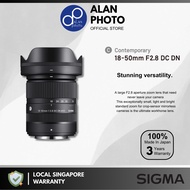 Sigma 18-50mm F2.8 DC DN Contemporary Lens Sony E/Leica L/Fuji X | Sigma Singapore Warranty
