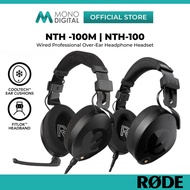 RODE NTH-100 / NTH-100M ( WITH MICROPHONE) PROFESSIONAL OVER-EAR HEADPHONE HEADSET WITH COOLTECH EAR