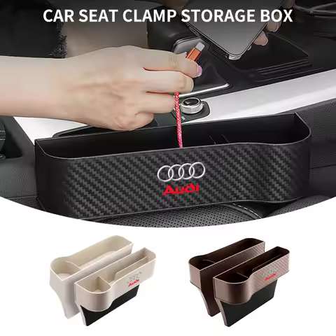 Car Seat Central Control Seat Gap Storage And Sorting Box For Audi Q5 Q4 A4 A6 A7 A5 A3 Q3 Q2 A1 A8 