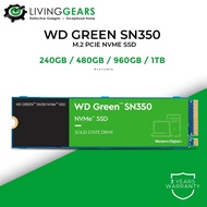 WD Western Digital Green Series SN350 Pci-e Nvme M.2 2280 SSD Solid State Drive (240GB/480GB/960GB/1TB)