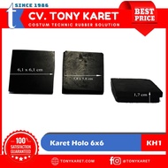 Holo rubber 6x6 table chair legs/furniture protective safety guard/holo stainless steel legs 6 x 6