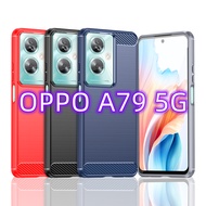 oppo a79 5G Carbon Fiber CPH2557 Shock-Resistant Phone Case OPPOA79 Protective a79 5G