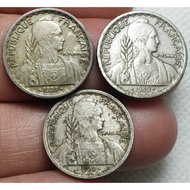 Indochine Coin 10 Cent Year .1939. Very Rare Type 2 Dots [No Magnets]