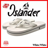 Islander 'White/White' Men's Authentic and summer rubber slippers/flipflops