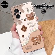 Latest POC0 M5 Case - Cute Bear Fashion Case - Latest POC0 M5 Softcase - Pro Camera Case - Latest PO