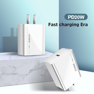 KIVEE อะแดปเตอร์ iphone หัวชาร์จเร็ว 20W หัวชาร์จ type c หัวชาร์จไอโฟน อะแดปเตอร์ iphone USB C Fast 