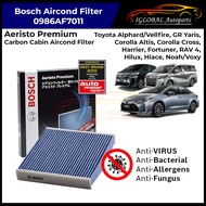 Bosch Aeristo Premium Activated 0986AF7011 AP-T10 Carbon Cabin Air Filter - Toyota Alphard, Vellfire