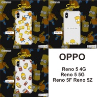 Case Simpsons Oppo Reno 5 4G Reno 5 5G Reno 5F Reno 5Z 