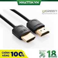 Cáp HDMI Ugreen dài 15m Ultra Slim chính hãng Hỗ trợ 3D 4K*2K full HD 11198 - Phân Phối Chính Hãng