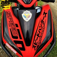 HONDA CLICK 125i & 150i Speed Hunter Japanese Text Front Fairings Sticker Decals for CLICK 125i 150i