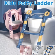 Infant Folding Potty Seat Training Toilet Bowl Seat with Ladder for Baby Safe Kid Toilet Ladder Kid 