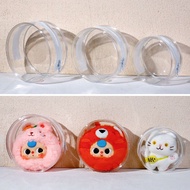Baby Bag Cotton Doll Outing Bag Transparent Round Can Hang Baby Bag Doll Plush 12CM Walking Baby Sto