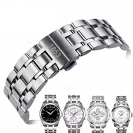 สายนาฬิกาสำหรับ Tissot 1853 Couturier T035627 T035 T035617a T035407a สร้อยข้อมือนาฬิกากลไกสแตนเลสผู้