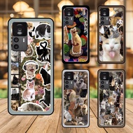 Xiaomi 12T Black Border Xiaomi Phone Case Kitty Cat Meme Cute